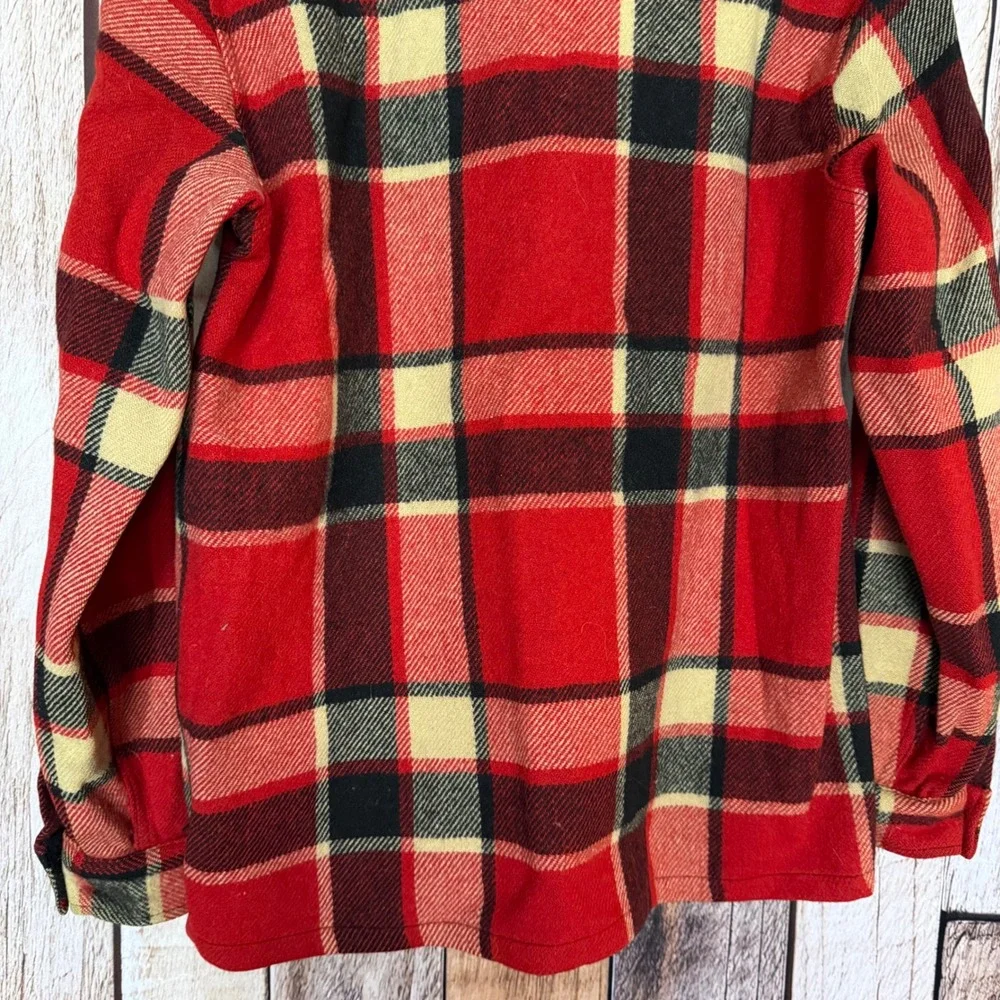 Chippewa Vintage Plaid Shirt Jacket Shacket Wool 70s Heritage Workwear Cabincore